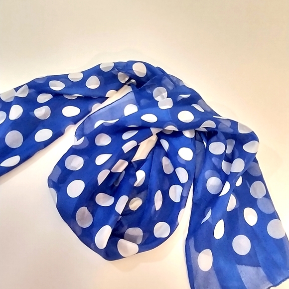 Vintage Berkshire Rectangle Polyester Scarf Made in Italy - Picture 4 of 7